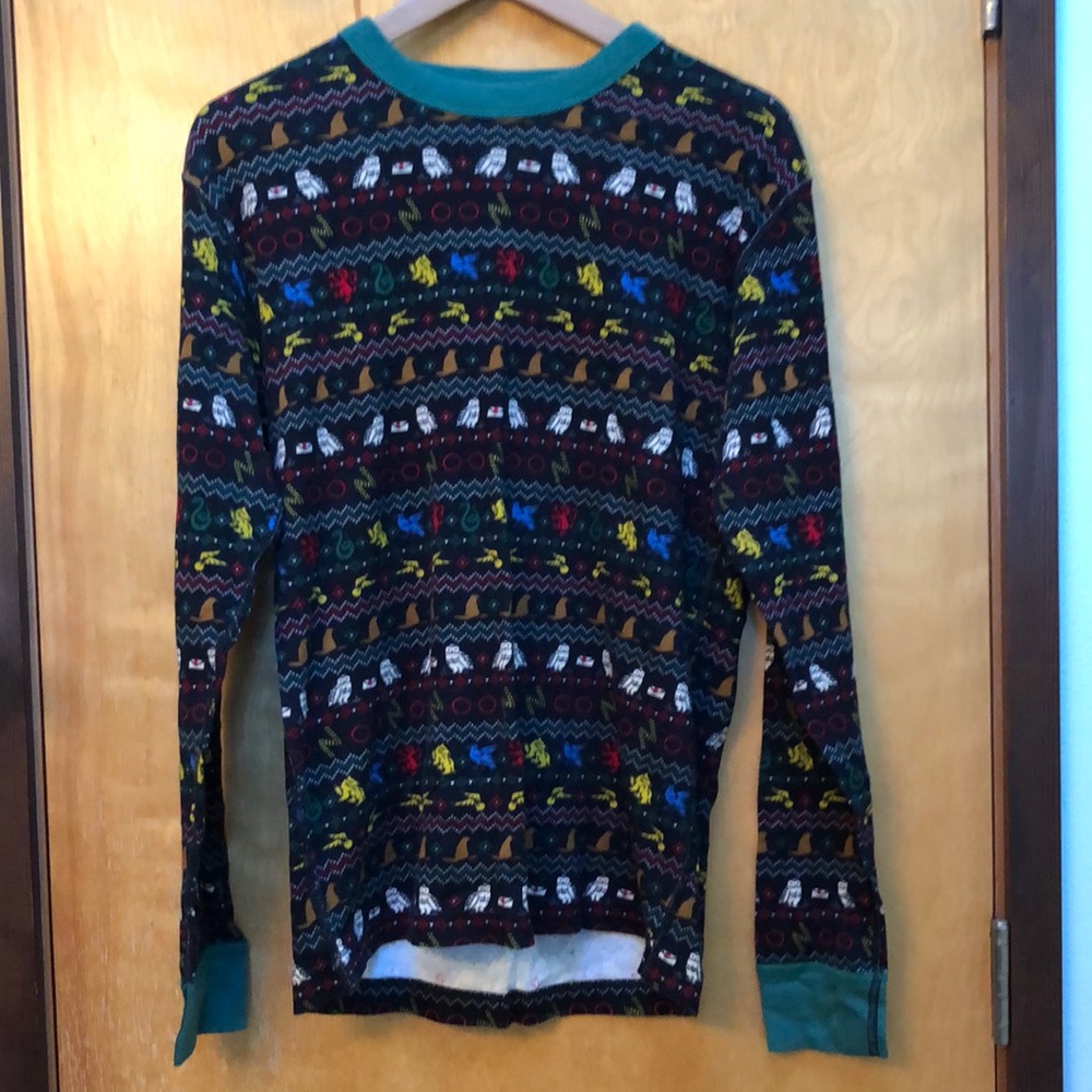 Harry Potter holiday PJs top